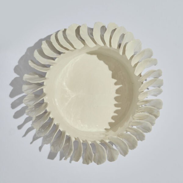 Large Bowl, The Laurel Crown Series, White Collection, 2025