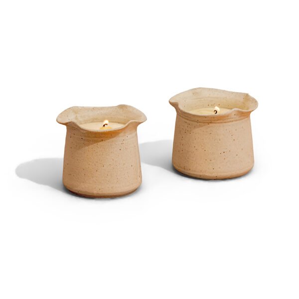 Set of 2 Soy Wax Candles, Petal Series, 2023