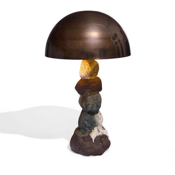 the rock lamp, soft eruption collection, 2025