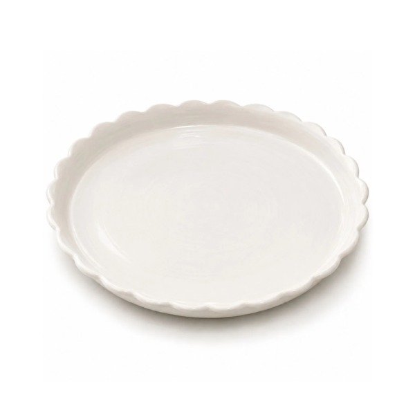 Flat serving plate, blossom series, 2026