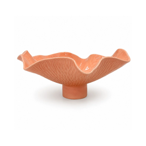 Coupe gravée saumon, whisper bowls collection, 2026