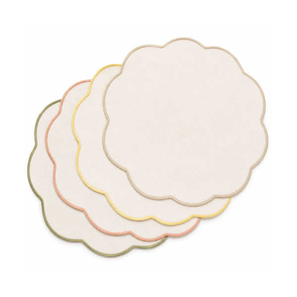 Linen placemats, the bloom series, 2026