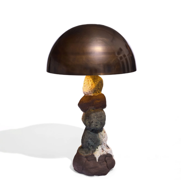 the rock lamp, soft eruption collection, 2025