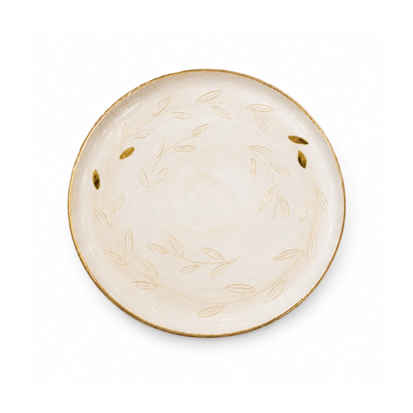 Dinner plates, jardin d'or series, 2026
